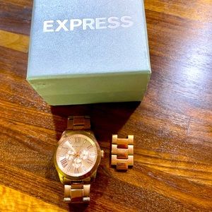 Great Gift!! Express Rose Gold Watch